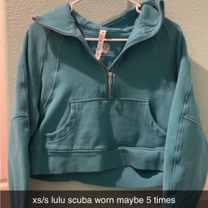 Lululemon scuba xs/s color: oceanic